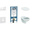 Geberit Duofix - Set predstenovej inštalácie, klozet Alpha s doskou, tlačidlo Sigma30, biela/chróm 111.300.00.5 ND5