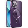 Magsafe plating kryt s ochranou fotoaparátu pre Apple iPhone 15 Pro Farva: Fialová