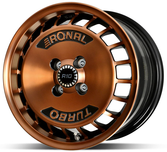 Ronal R10 Turbo 7x15 4x100 ET37 polished copper