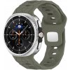 BStrap Silicone Grid remienok na Samsung Galaxy Watch 8, green