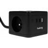 Predlžovací kábel HUSLOG Smart Black 1,4m
