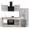 Flex-Well Kuchyňa Orlando 220 cm/typ 6 - rúra/varná doska/chladnička/digestor