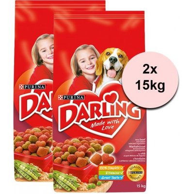 Darling s hovädzím a pridanou vybranou zeleninou 2 x 15 kg od 41,1 € -  Heureka.sk