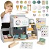 Drevená kaviareň a zmrzlináreň Mamabrum MAM230 ice cream set sivá, 76 dielov