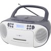 Reflexion CD-Player RCR2260DAB/GR CD-rádio, DAB+, DAB, FM, AUX, CD, kazeta, USB, biela, sivá; RCR2260DAB/GR