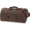 QUADRA QD 613 / Vintage plátená cestovná taška - vintage brown 45 litrov