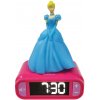 Lexibook Budík s nočným 3D svetlom Popoluška - Disney Princezné