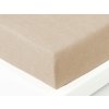 XPOSE® Froté plachta Exclusive - béžová 180x200 cm, Froté
