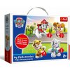Moje prvé puzzle Trefl Baby 4v1 Tlapková patrola: Milovaní psíkovia 3,4,5,6 dielikov