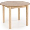 VIKO-design-TOP Jedálenský stôl rozkladací okrúhly STM dub sonoma