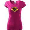 Nemecká orlica a vlajka - Dámske tričko Pure - L ( Fuchsiová )