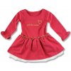 Miniworld Dievčenské šaty s dlhým rukávom-Vyzeráš úžasne, červené veľkosť: 74 (6-9m)