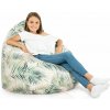 INTERMEDIC Sedací vak BAG Sako Design Botanic – 300 L, polyester, motív listy Veľkosť: XL