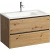 Laufen Skrinka s umývadlom Meda 77 cm, divoký dub H4216820112671