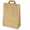 Taška papierová 22x10x28cm 100ks Hnedá