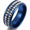 HARAHU Prsteň KE 16954 Modrá KP16954 49mm