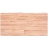 Stolová doska svetlohnedá 120x60x(2-4)cm ošetrený masív hrany