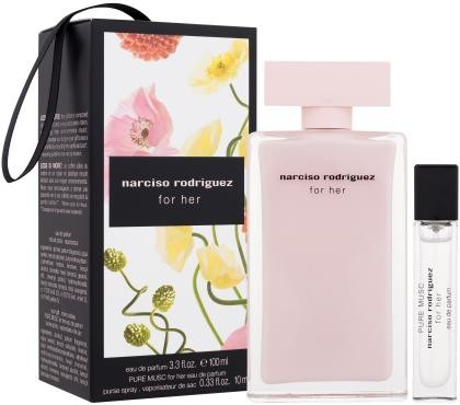 Narciso Rodriguez For Her EDP 100 ml + EDP Pure Musc 10 ml pre ženy darčeková sada