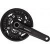 SHIMANO kľuky s prevodníkom - SLX MT500 40-30-22 3x10 - čierna