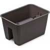 Prosperplast RATOLLA Truhlík na zábradlie 39,6x27,2x22,5cm antracit DRLB400