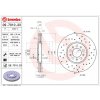 BREMBO Brzdový kotúč 09.7010.2X