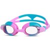Spokey OLI Detské plavecké okuliare, tyrkysovo-ružové