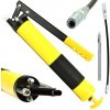 Ručný mazací lis s pákovým mechanizmom, 600 ml, flexibilná hadica – MAR-POL M78039
