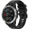 Remienok Solid Wristband čierny pre Garmin Fenix 7X (26mm)