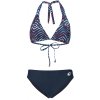 Dámske dvojdielne plavky Lotto LESIE tmavo modrá ružová