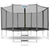 INLEA PREMIUM Jump Trampolína 366 cm s vonkajšou ochrannou sieťou - sivá
