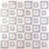 Pěnové puzzle Ricokids Velká pěnová podložka, puzzle 36 ks, vláček, písmena (JANSHOP_7488)