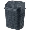 Galicja Výklopný odpadkový kôš 6,2 l sivý