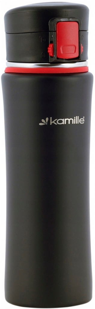 Kamille Termoska 500 ml čierná čerrvená