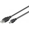 PremiumCord Kábel USB 2.0, A-B mini, 5pinov, 2m ku2m2a