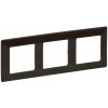 Legrand VALENA LIFE rám 3x (754173) drevo tmavé