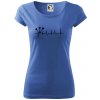 EKG šípky - Dámske tričko Pure - 2XL ( Svetlomodrá )