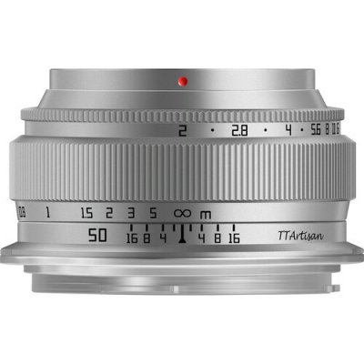 TTArtisan 50mm F2 Fuji X mount Silver