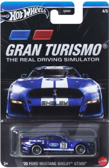 Hot Wheels Gran Turismo 20 Ford Mustang Shelby GT500