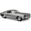 Kovový model Maisto 1967 Ford Mustang GT, metal šedá (090159312604)