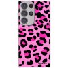 Picasee silikónový prehľadný obal pre Samsung Galaxy S23 Ultra 5G - Pink Tiger