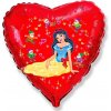 Baloon Party Fóliový balón srdce Snehulienka