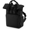 BAGBASE BG 118 / Rolovací batoh s dvojitým držadlom - black 9 litrov