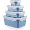 Súprava dóz Tefal Set dóz 4 ks Master Seal Color N1030810 modrý (N1030810)