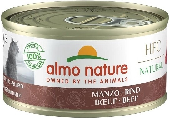 Almo Nature HFC natural cat hovädzie 70 g