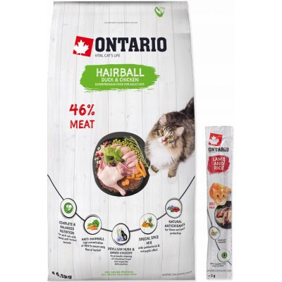 ONTARIO Cat Hairball 6,5 kg