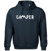 Camper nápis - Oversized mikina pánska Moon - kratšia + širšia - 3XL ( Tmavomodrá (veľmi tmavá - skoro čierna) )
