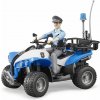Bruder 63010 Policajná štvorkolka s figúrkou a vybavením