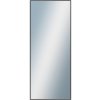 DANTIK - Zrkadlo v rámu, rozmer s rámom 50x120 cm z lišty Hliník čierna (7022021)