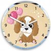 Sammer Originálne detské hodiny na stenu s motívom psíka s balónikom PiesekBalon
