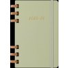 Moleskine 12 Monate Studienplaner mit Spiralbindung, L/A5, Fester Einband, Kiwi (Kalendár)